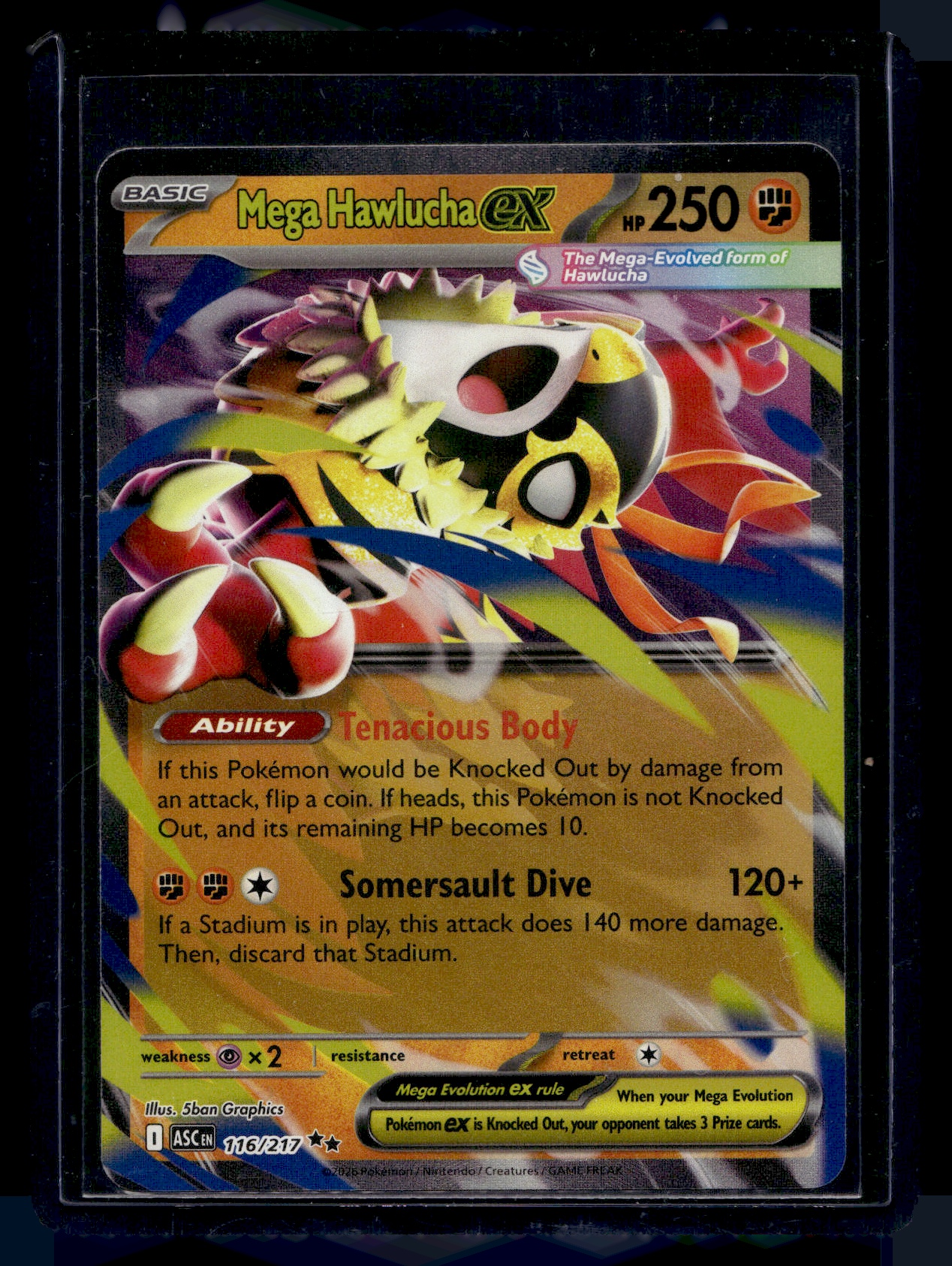 2026 Pokemon - Mega Evolutions - Ascended Heroes - Mega Hawlucha ex #116