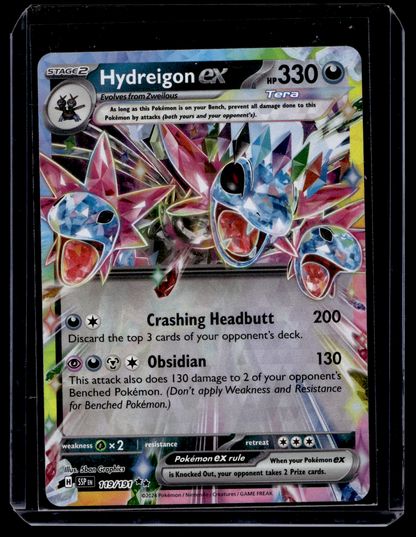 2024 Pokemon - Scarlet & Violet - Surging Sparks - Hydreigon ex #119