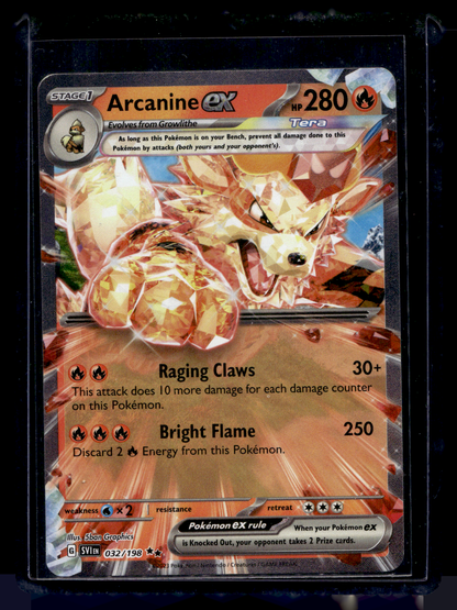 2023 Pokemon Scarlet & Violet - Scarlet & Violet - Arcanine ex #032