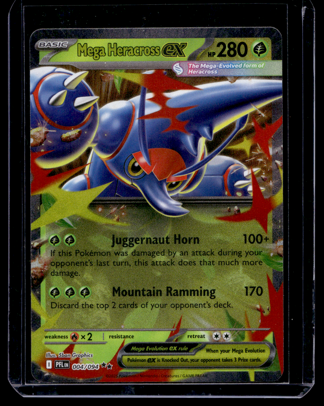 2026 Pokemon - Mega Evolutions - Phantasmal Flames - Mega Heracross ex #004