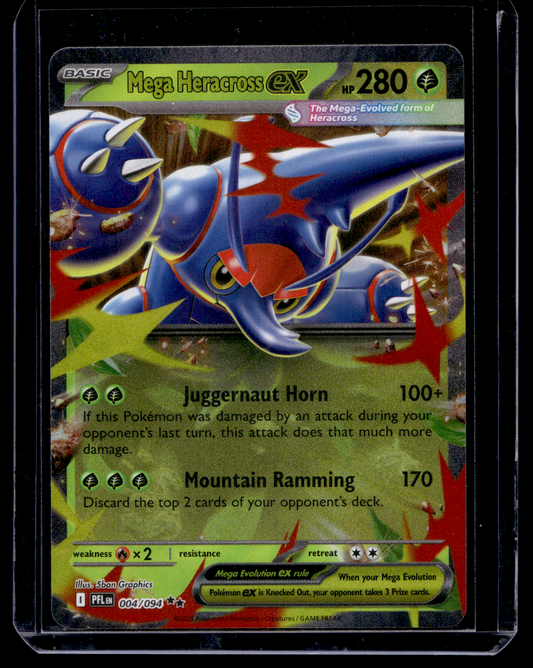 2026 Pokemon - Mega Evolutions - Phantasmal Flames - Mega Heracross ex #004