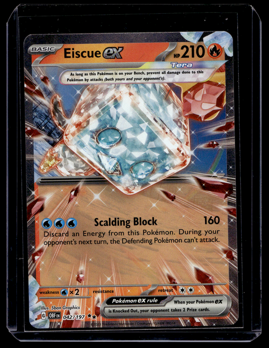 2023 Pokemon - Scarlet & Violet - Obsidian Flames - Eiscue ex #042
