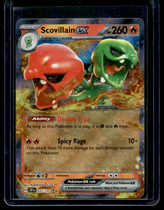 2024 Pokemon - Scarlet & Violet - Surging Sparks - Scovillain ex #037