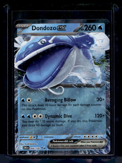 2025 Pokemon Scarlet & Violet - Destined Rivals - Dondozo ex #066