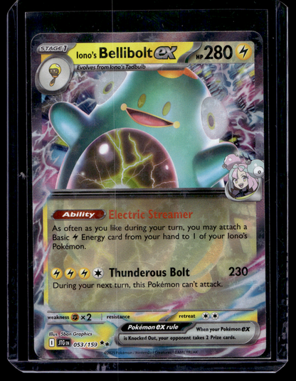 2025 Pokemon - Scarlet & Violet - Journey Together - Iono's Bellibolt ex #053