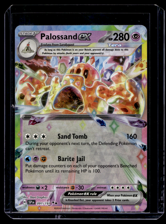 2024 Pokemon - Scarlet & Violet - Surging Sparks - Palossand ex #091