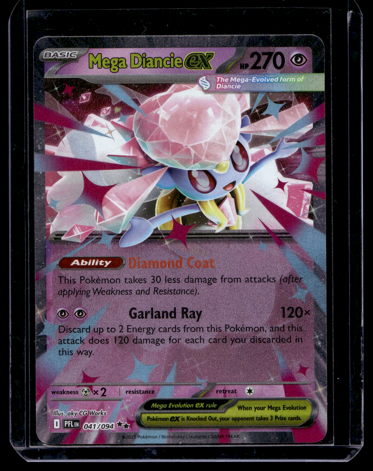 2026 Pokemon - Mega Evolutions - Phantasmal Flames - Mega Diancie ex #041
