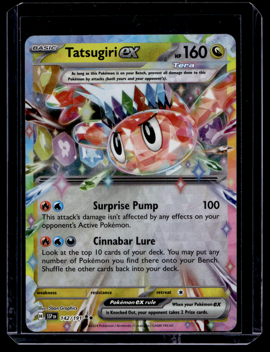 2024 Pokemon - Scarlet & Violet - Surging Sparks - Tatsugiri ex #142