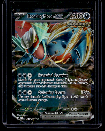 2023 Pokemon - Scarlet & Violet - Paradox Rift - Roaring Moon ex #124
