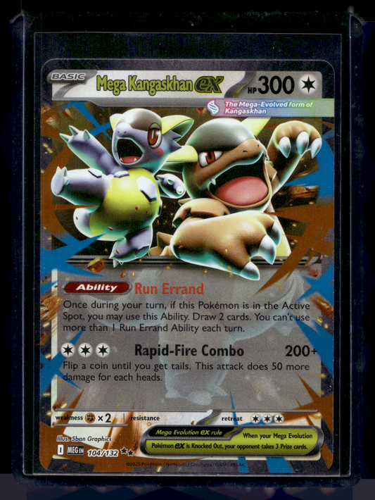 2025 Pokemon - Mega Evolutions - Mega Kangaskhan ex #104