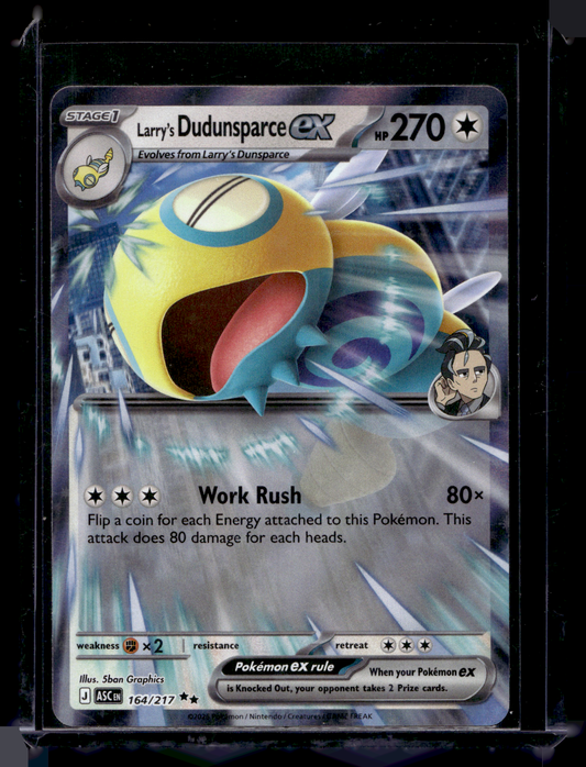 2026 Pokemon - Mega Evolutions - Ascended Heroes - Larry's Dudunsparce ex #164