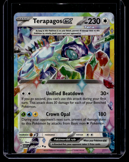2026 Pokemon - Mega Evolutions - Ascended Heroes - Terapagos ex #179