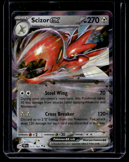 2024 Pokemon - Sword & Shield - Temporal Forces - Scizor ex #111