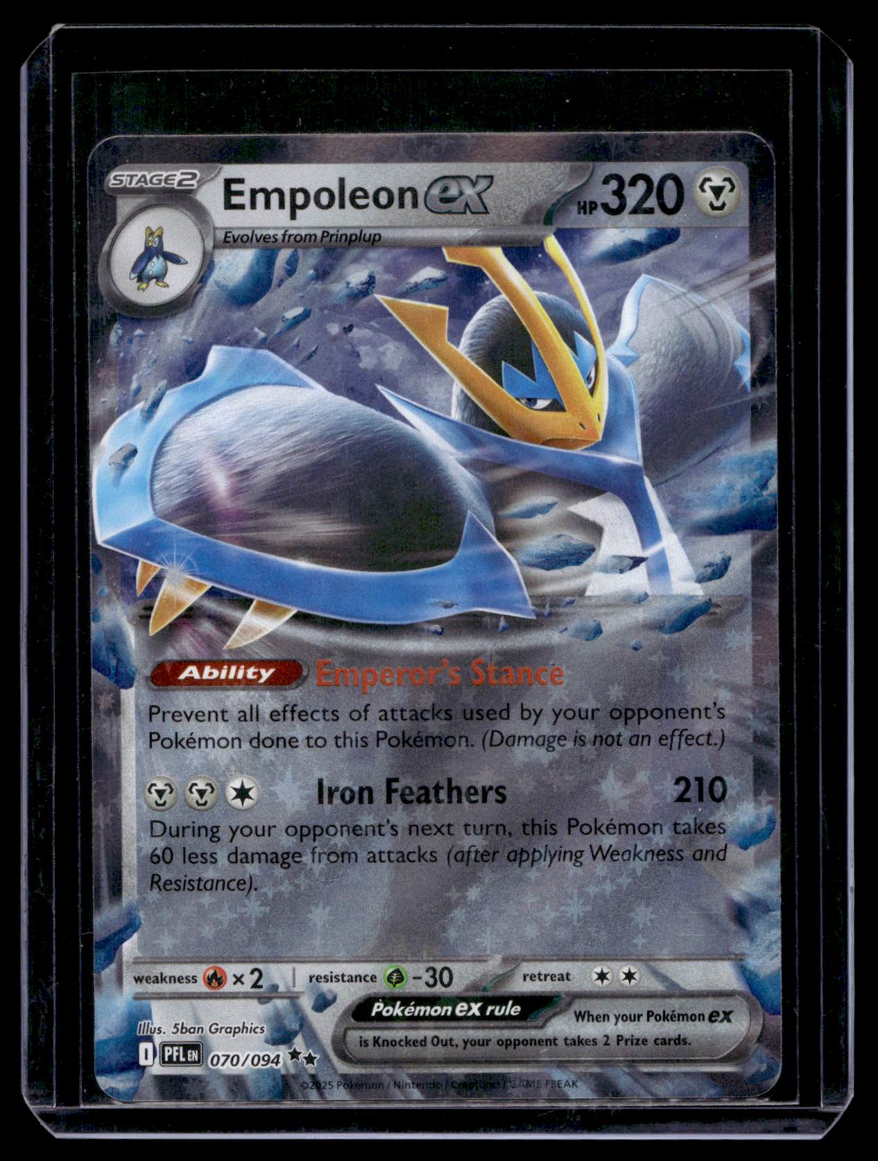 2026 Pokemon - Mega Evolutions - Phantasmal Flames - Empoleon ex #070
