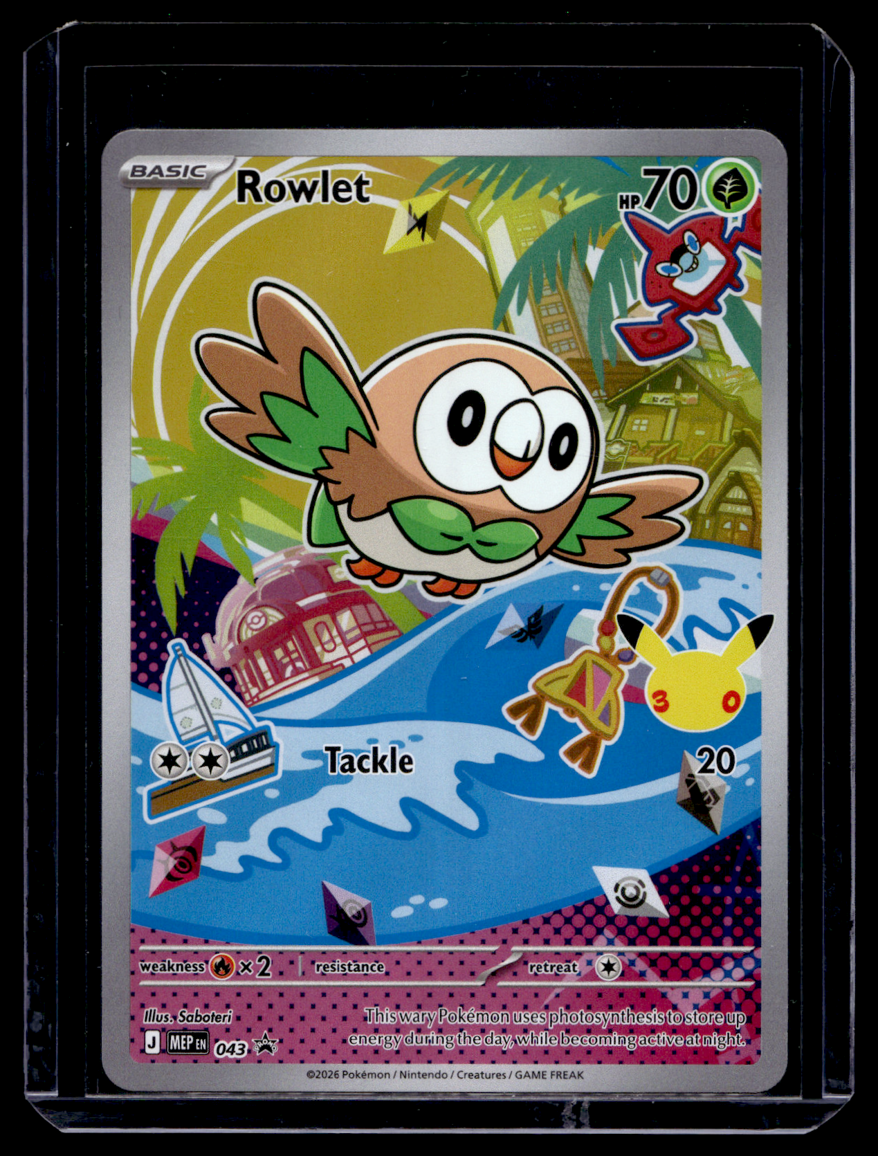 2026 Pokemon - Mega Evolutions - Black Star Promos - Promos - Rowlet #043