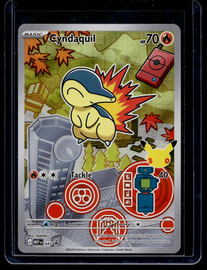 2026 Pokemon - Mega Evolutions - Black Star Promos - Promos - Cyndaquil #047