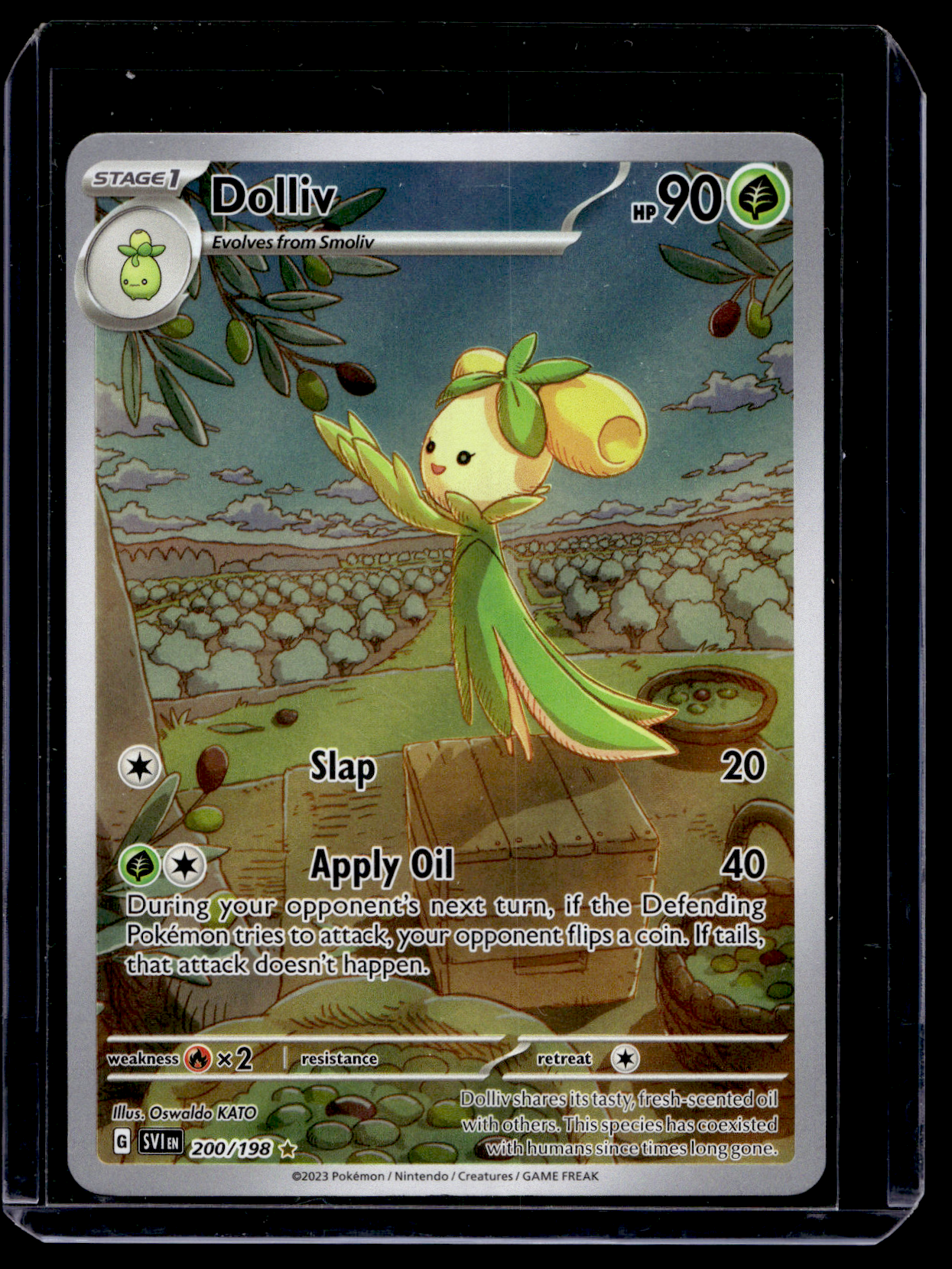 2023 Pokemon Scarlet & Violet - Scarlet & Violet - Illustration Rare - Dolliv #200