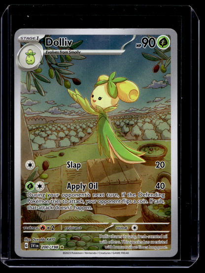 2023 Pokemon Scarlet & Violet - Scarlet & Violet - Illustration Rare - Dolliv #200