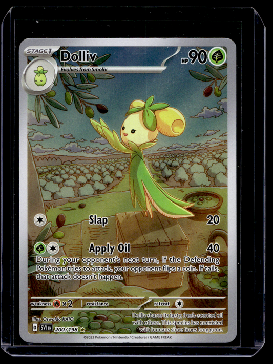2023 Pokemon Scarlet & Violet - Scarlet & Violet - Illustration Rare - Dolliv #200
