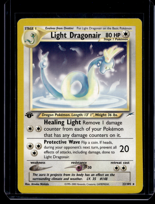 2002 Pokemon Neo Destiny - 1st Edition - Light Dragonair #22