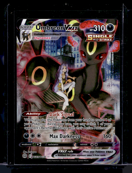 2022 Pokemon Sword & Shield - Brilliant Stars - Trainer Gallery - Full Art - Umbreon VMAX #TG23