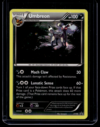 2016 Pokemon XY - Black Star Promos - Umbreon #XY96 (Condition: Good)