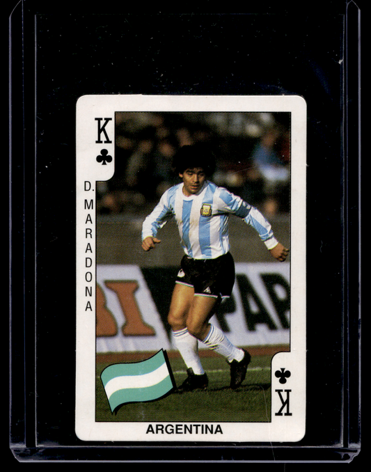 1990 Dandy Gum World Cup Playing Cards - Diego Maradona #KC