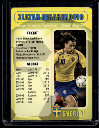 2009 Boing Magazine - Finnish Promos - Zlatan Ibrahimovic #B6