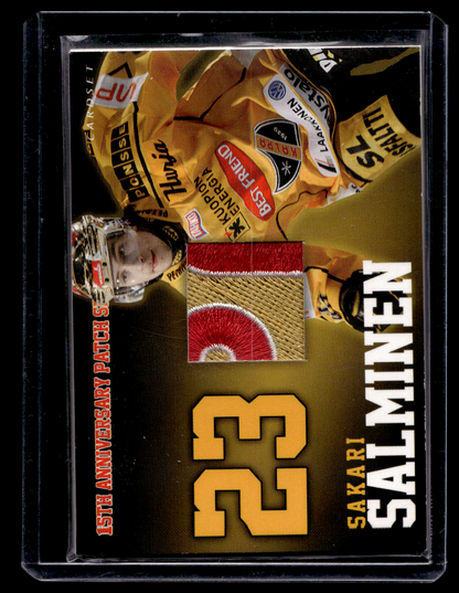 2013-14 Cardset Finland - 15th Anniversary Patch - Sakari Salminen /100