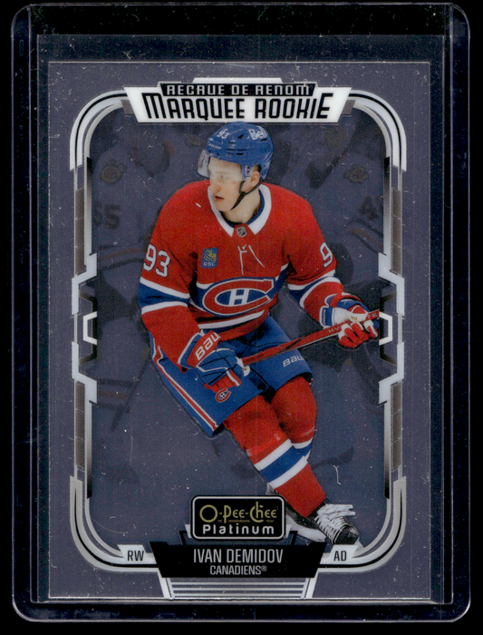 2025-26 Upper Deck OPC Platinum - Marquee Rookies - Ivan Demidov #232 RC