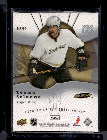 2008-09 Upper Deck SP Authentic - Holo FX -  Teemu Selanne #FX44