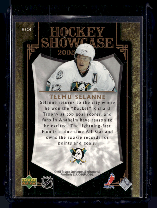 2005-06 Upper Deck Hockey Showcase - Teemu Selanne #HS24