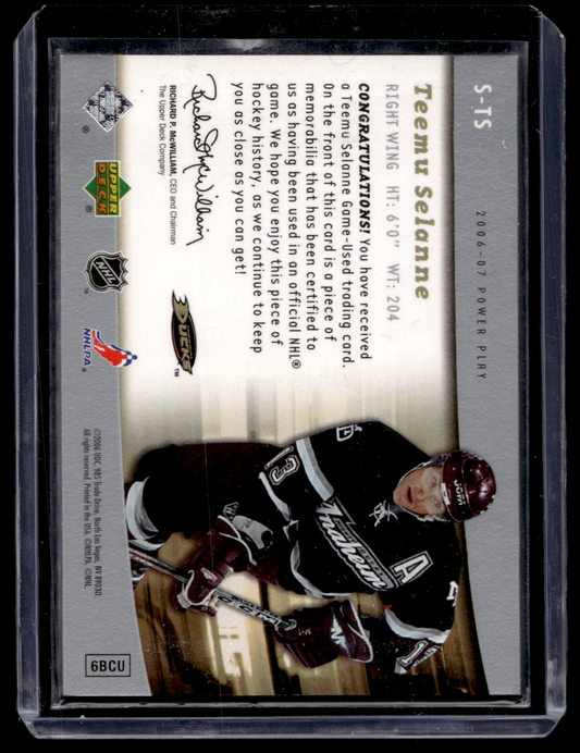 2006-07 Upper Deck Power Play - The Specialists - Teemu Selanne #S-TS