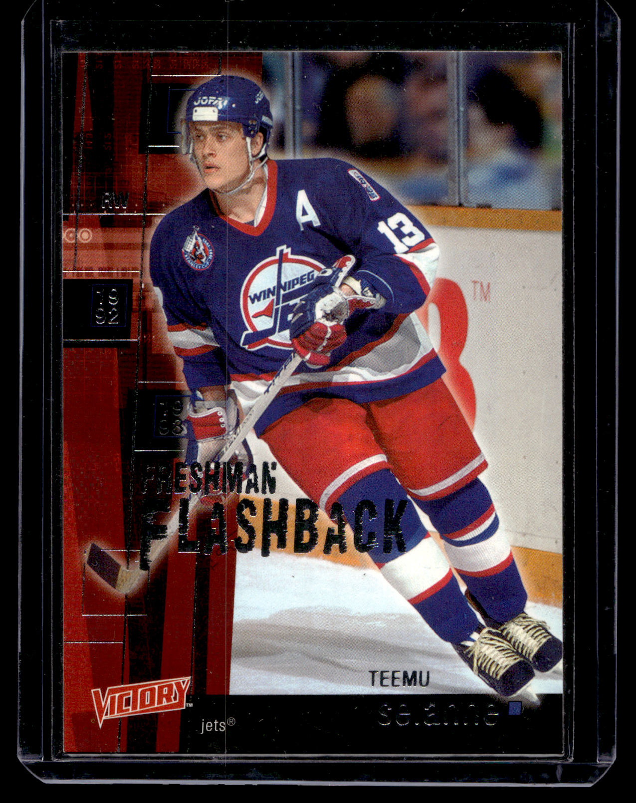 2003-04 Upper Deck Victory - Freshman Flashback - Teemu Selanne #FF37