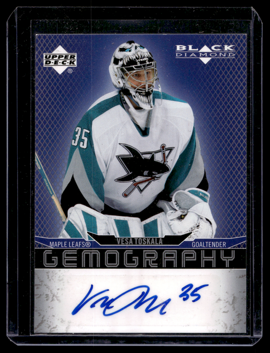 2007-08 Upper Deck Black Diamond - Gemography - Vesa Toskala #G-VT