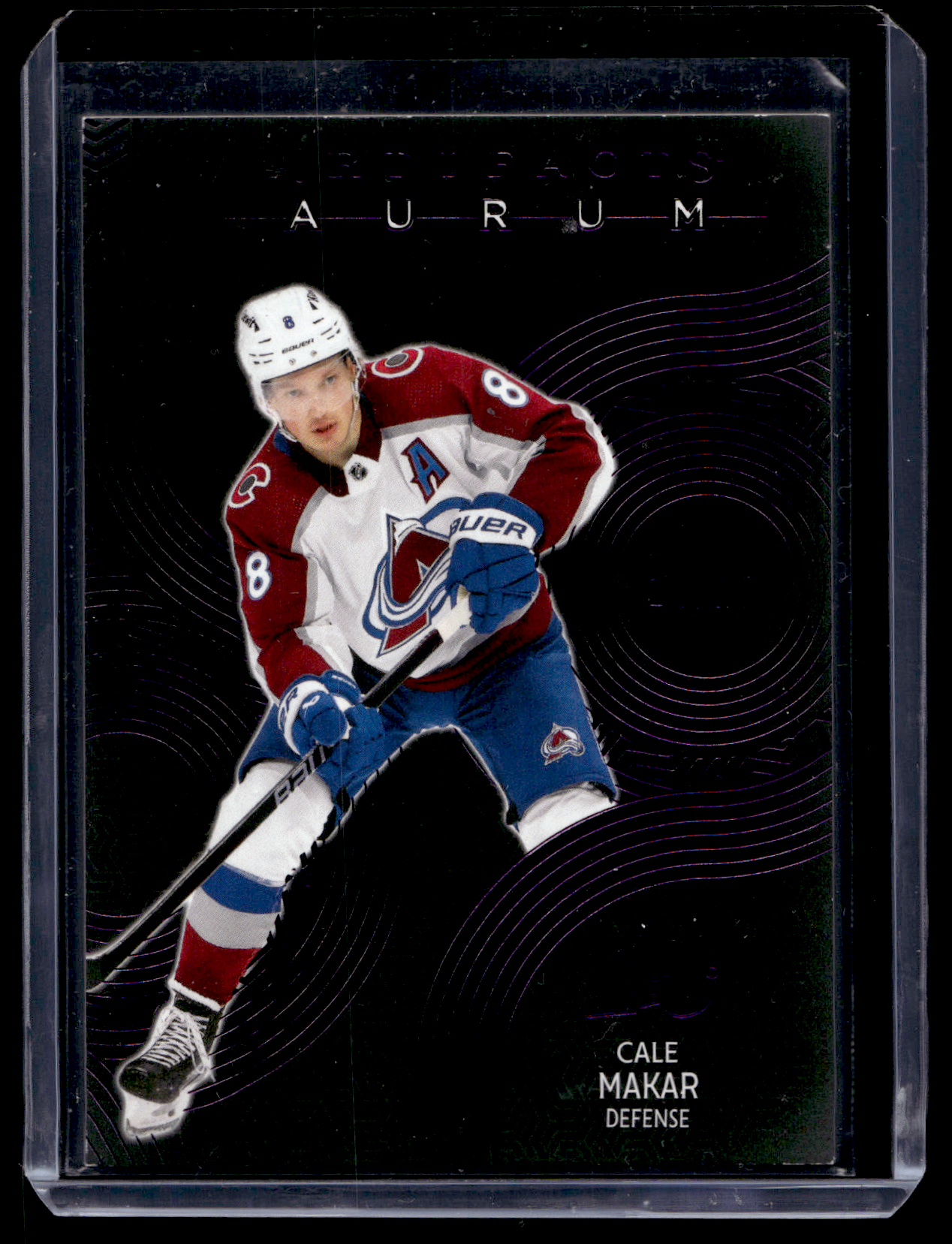 2024-25 Upper Deck Artifacts - Aurum - Purple - Cale Makar #A-MA /25