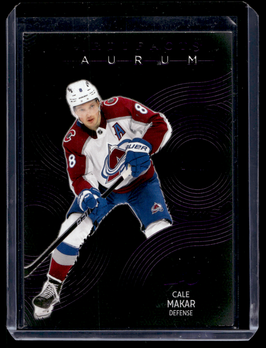2024-25 Upper Deck Artifacts - Aurum - Purple - Cale Makar #A-MA /25