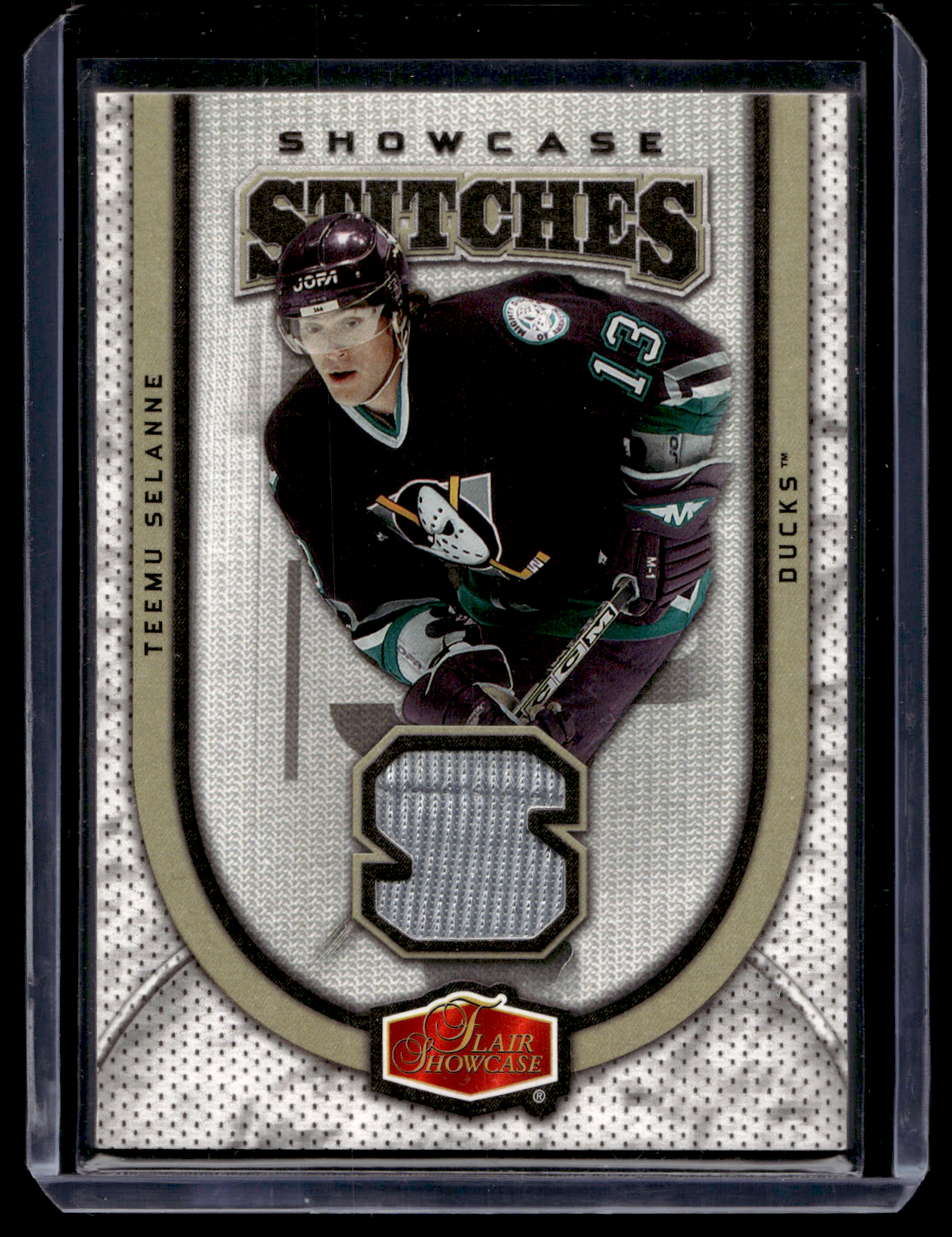 2006-07 Flair Showcase - Showcase Stitches - Teemu Selanne #SS-TS