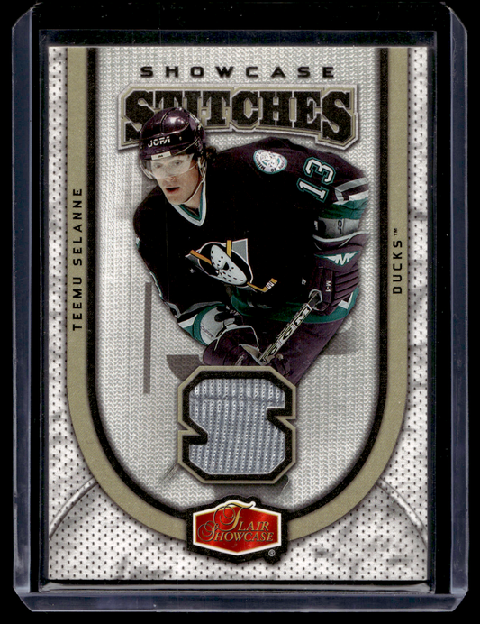 2006-07 Flair Showcase - Showcase Stitches - Teemu Selanne #SS-TS