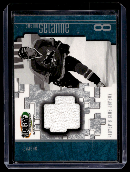 2001-02 Upper Deck Play Makers Limited - Player's Club Jersey - Teemu Selanne #J-TS