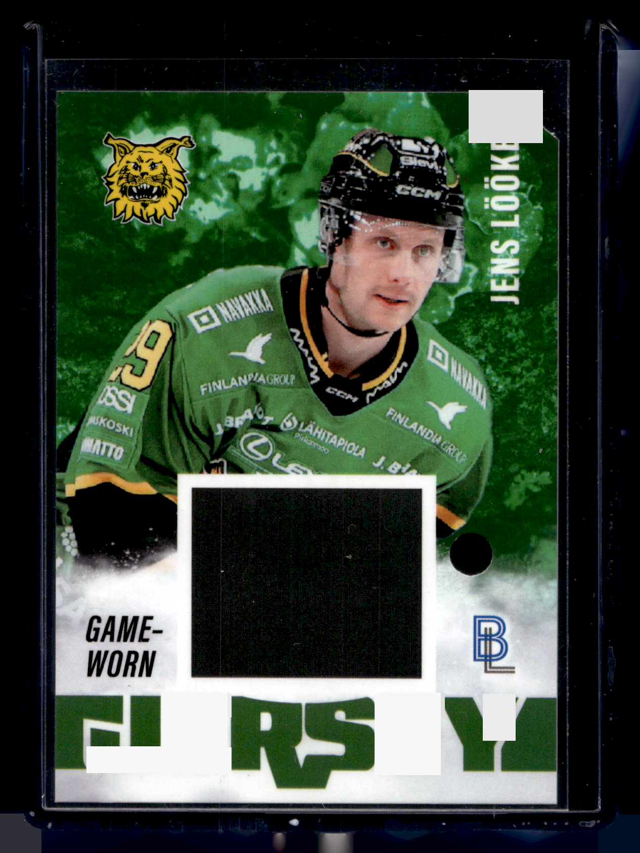 2025-26 Blueline Jersey - Jens Lööke #GWJ-2 /80