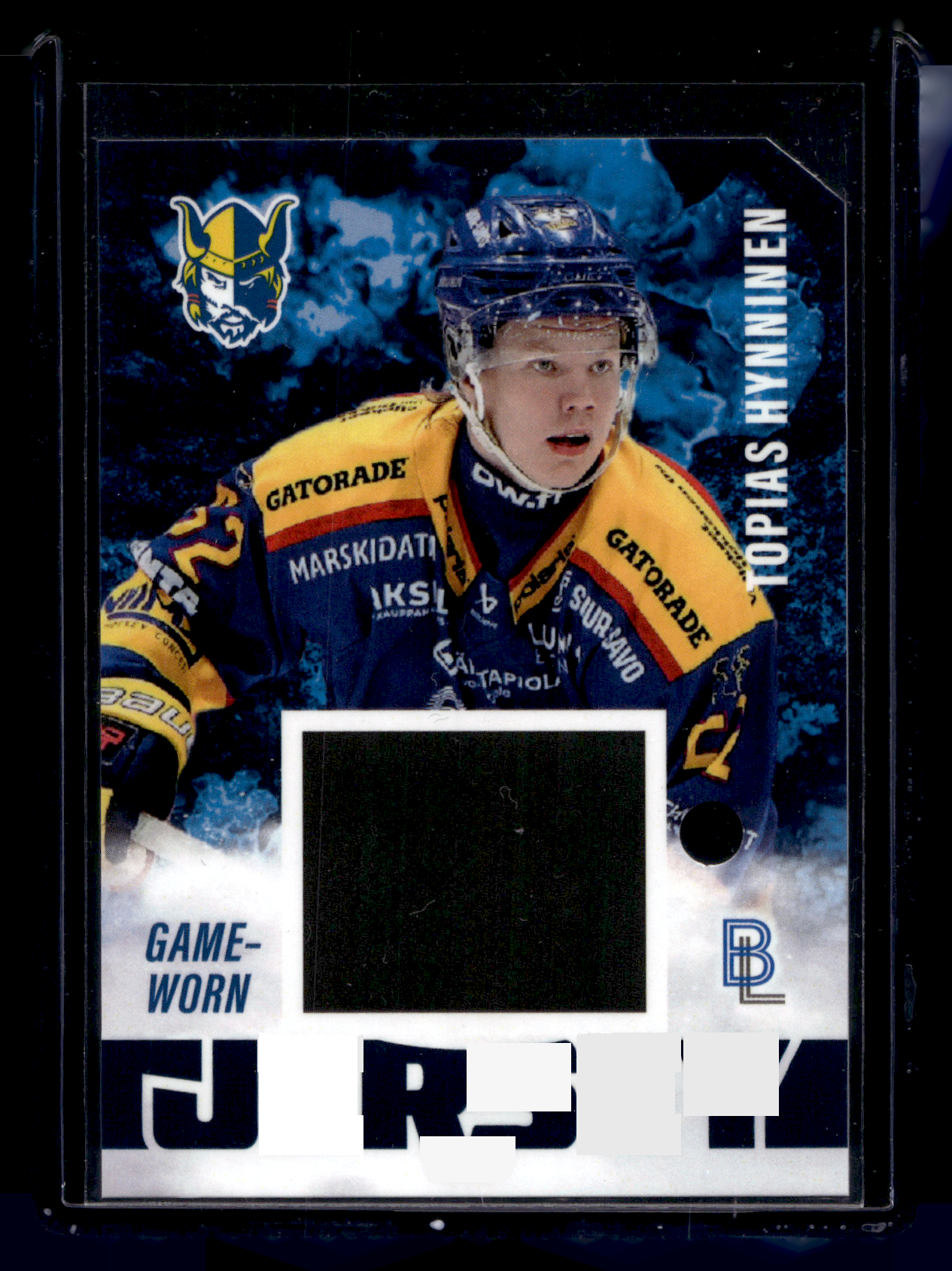 2025-26 Blueline Jersey - Topias Hynninen #GWJ-3 /80