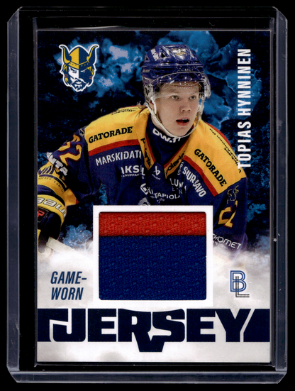 2025-26 Blueline Jersey - Topias Hynninen #GWJ-3 /80