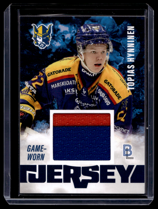 2025-26 Blueline Jersey - Topias Hynninen #GWJ-3 /80