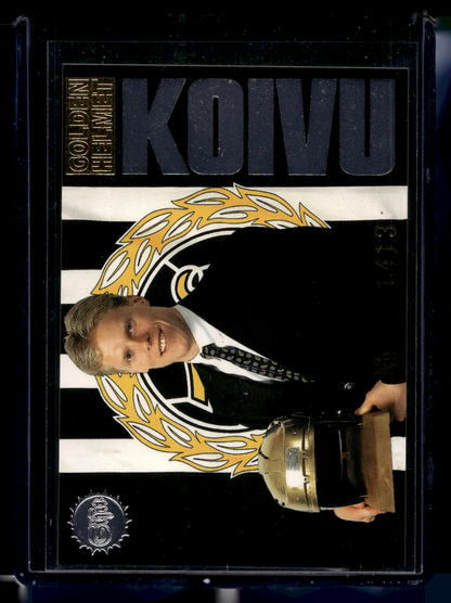1995-96 Sisu Super Chase - Golden Helmet - Saku Koivu /2500