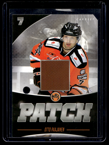2016-17 Cardset - Patch - Otto Paajanen /100