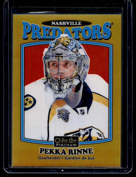 2016-17 Upper Deck OPC Platinum - Retro - Gold Rainbow - Pekka Rinne #R-65 /149