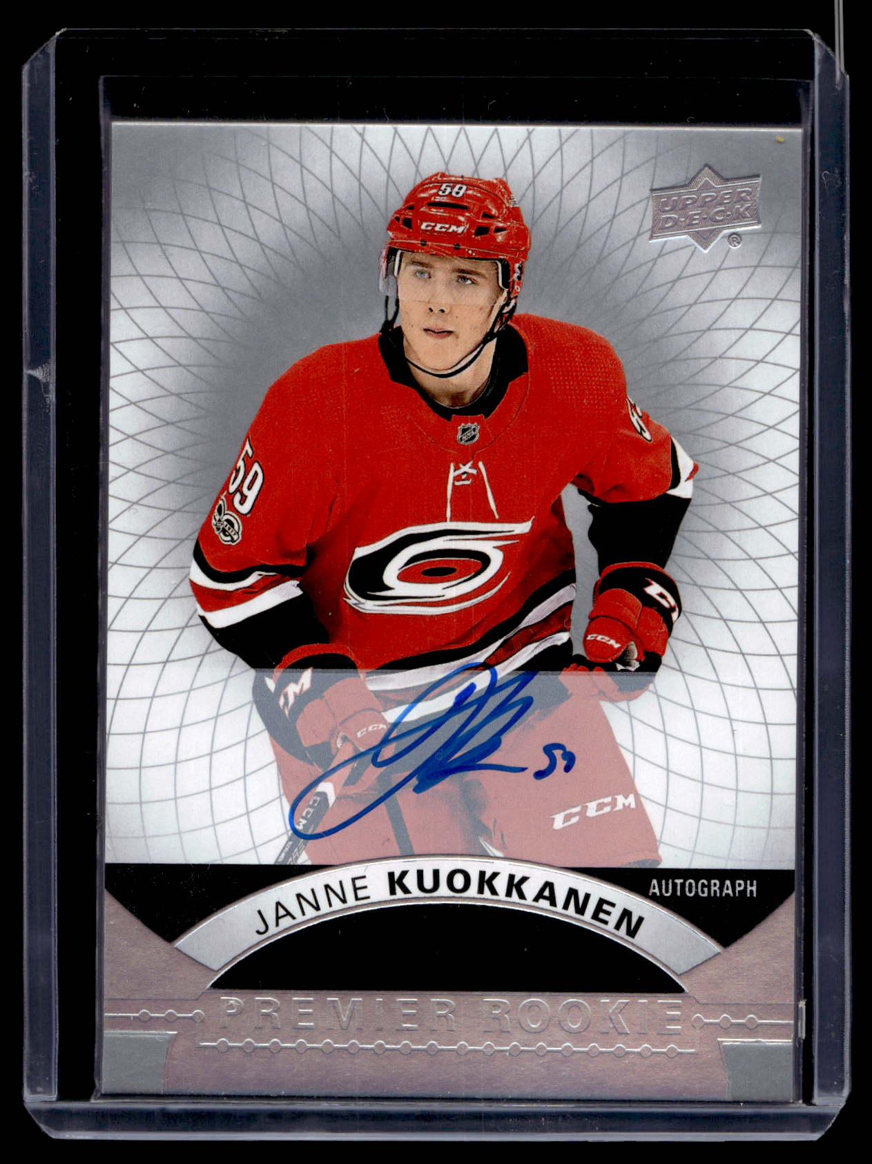 2017-18 Upper Deck Premier - Silver Spectrum - Tier 1 - Premier Rookie - Janne Kuokkanen #51 RY