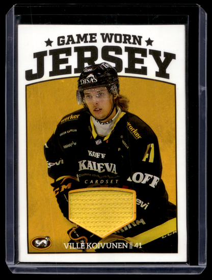 2023-24 Cardset - Game Worn Jersey - Ville Koivunen /120
