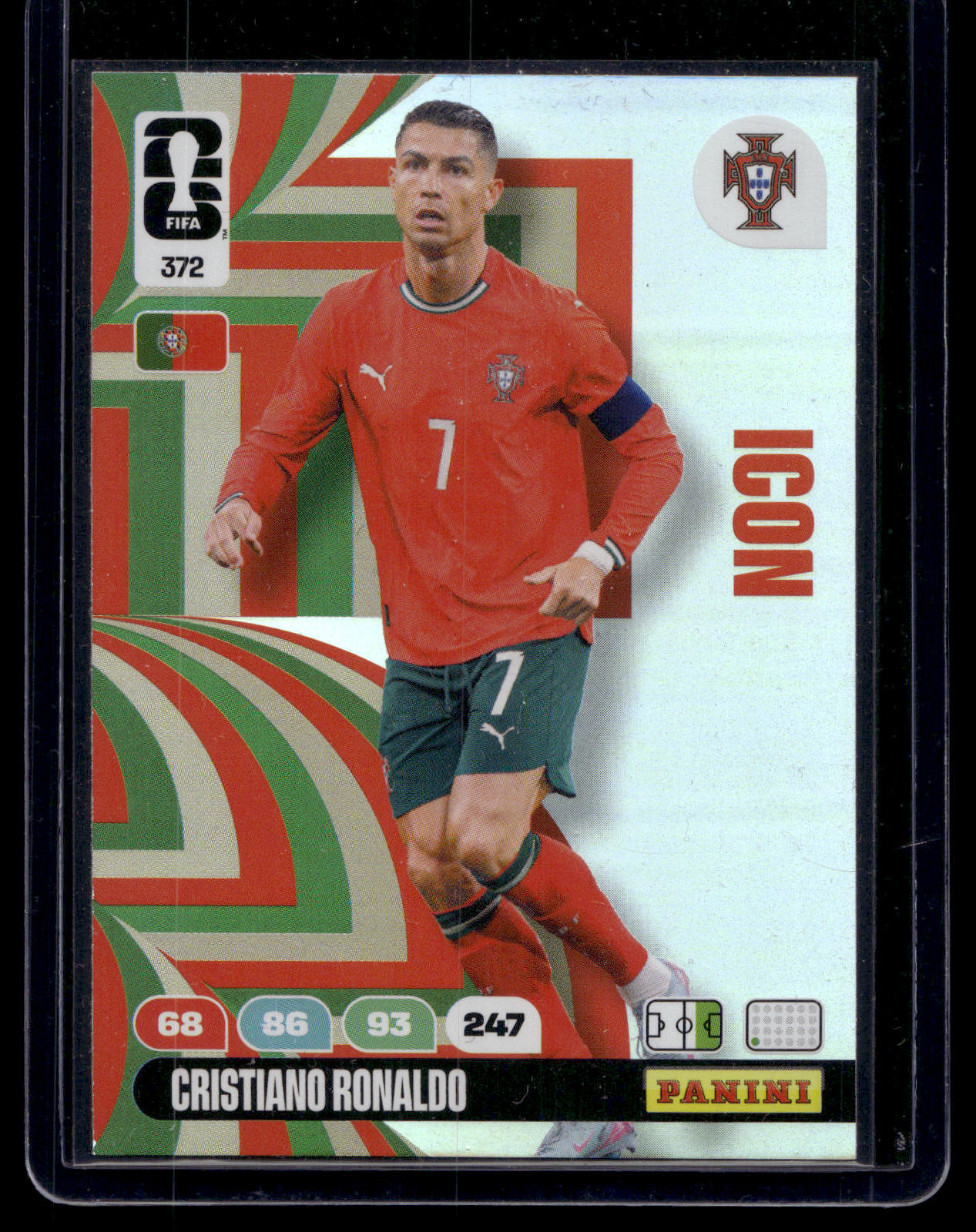 2026 Panini Adrenalyn XL FIFA World Cup - Icon - Cristiano Ronaldo #372